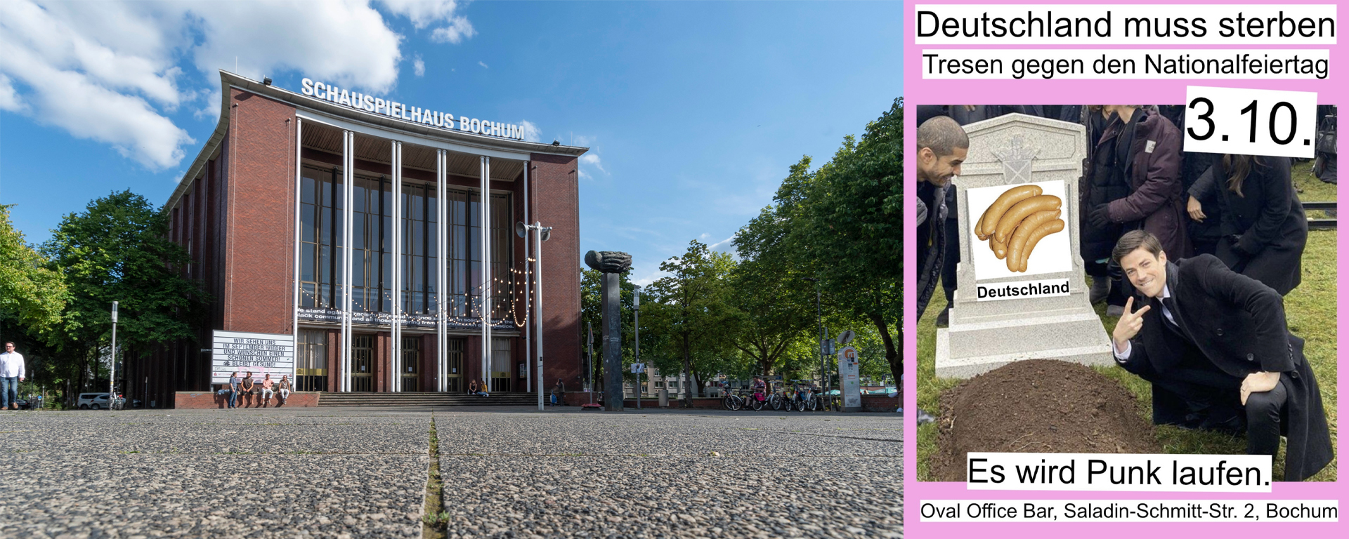 Kritik an linkem Event zum 3. Oktober